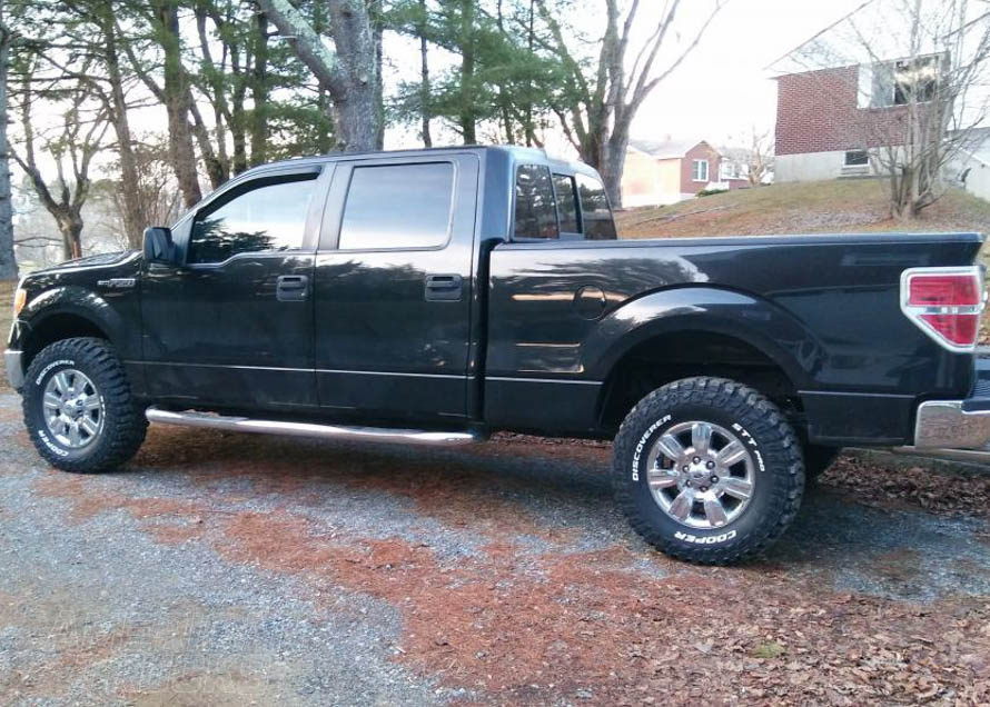 2007 ford f150 tire size