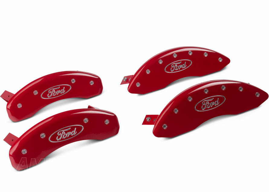 F150 Red Ford Caliper Covers