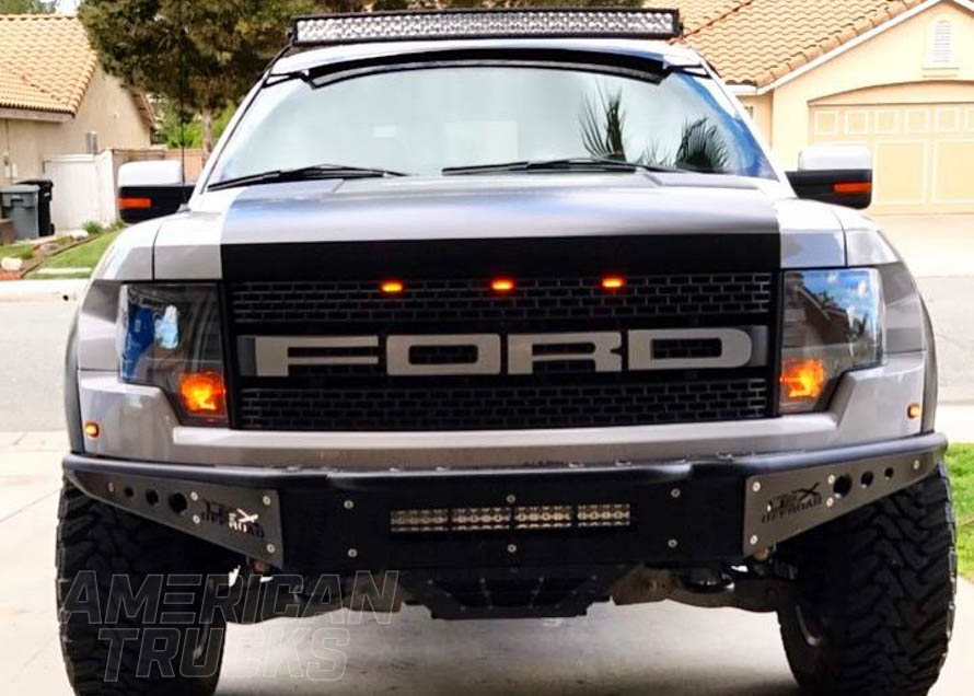 F150 Full Width Bumper with LED Light Bar