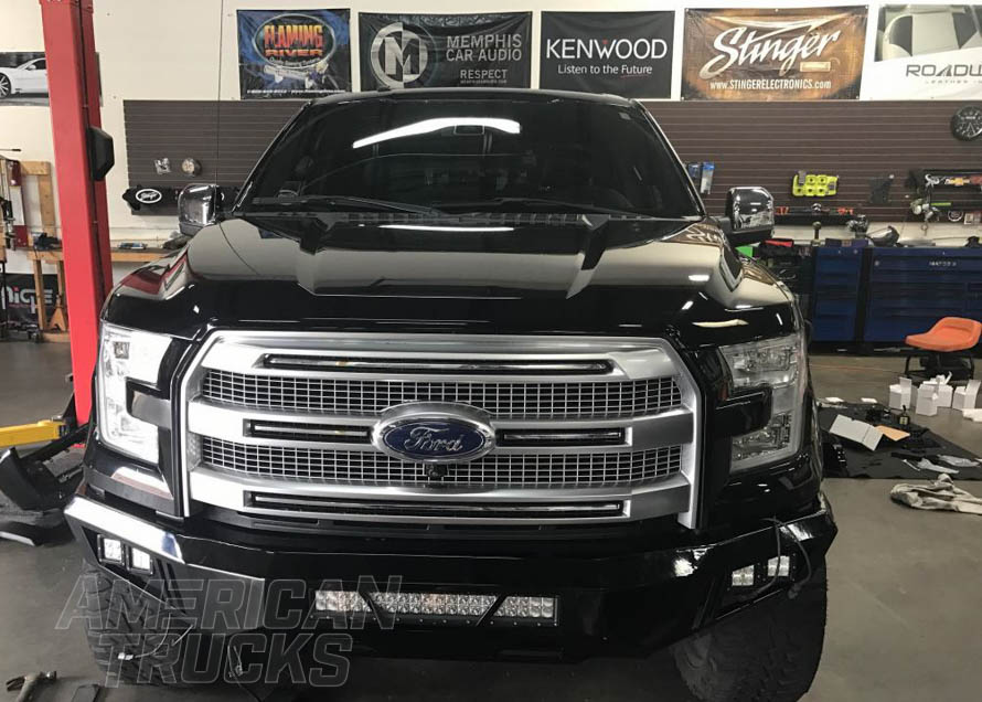 F150 LED Light Bar Bumper