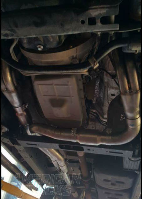 F150 Installed Long Tube Headers