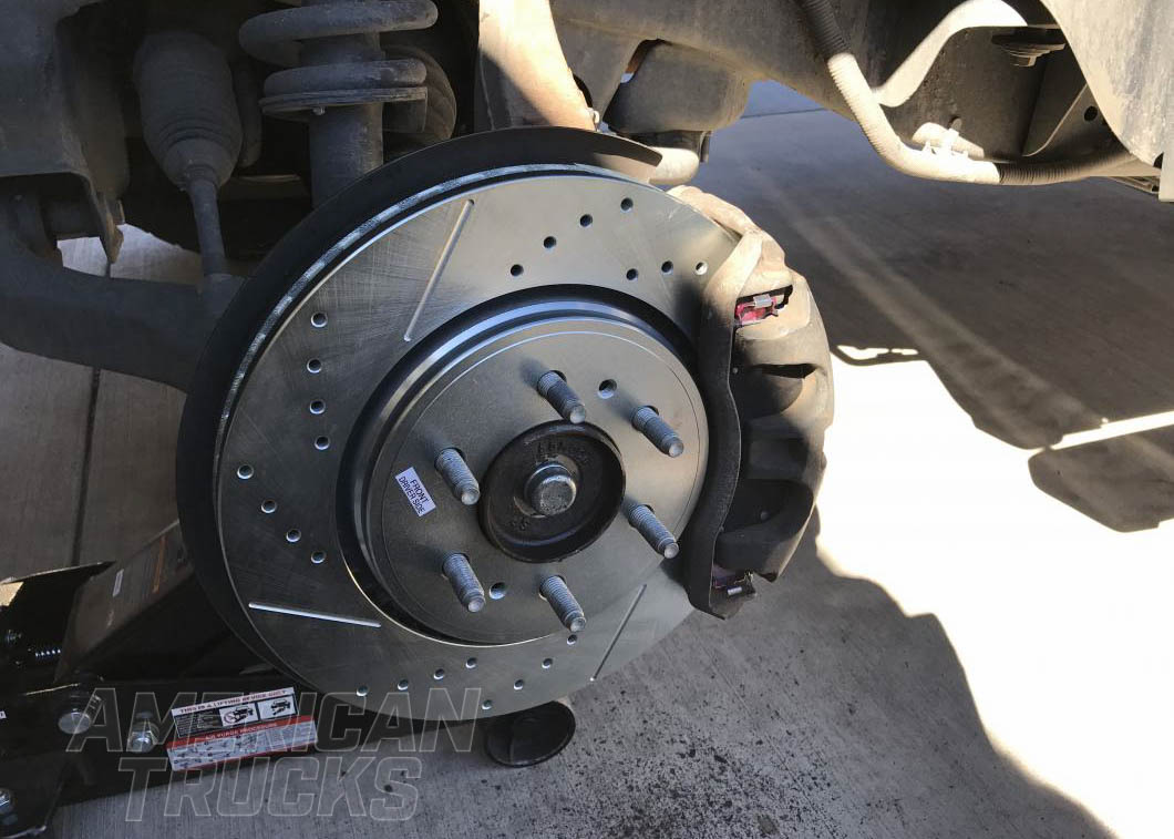 F150 Slotted and Cross Drilled Rotors