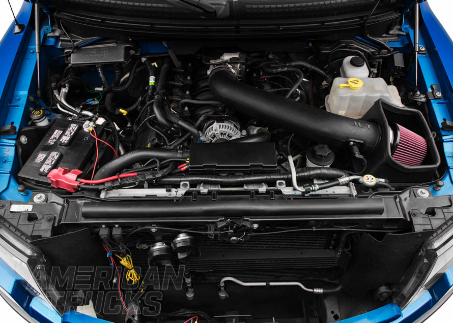 2010-2014 Raptor Engine Bay With Aftermarket Cold Air Intake