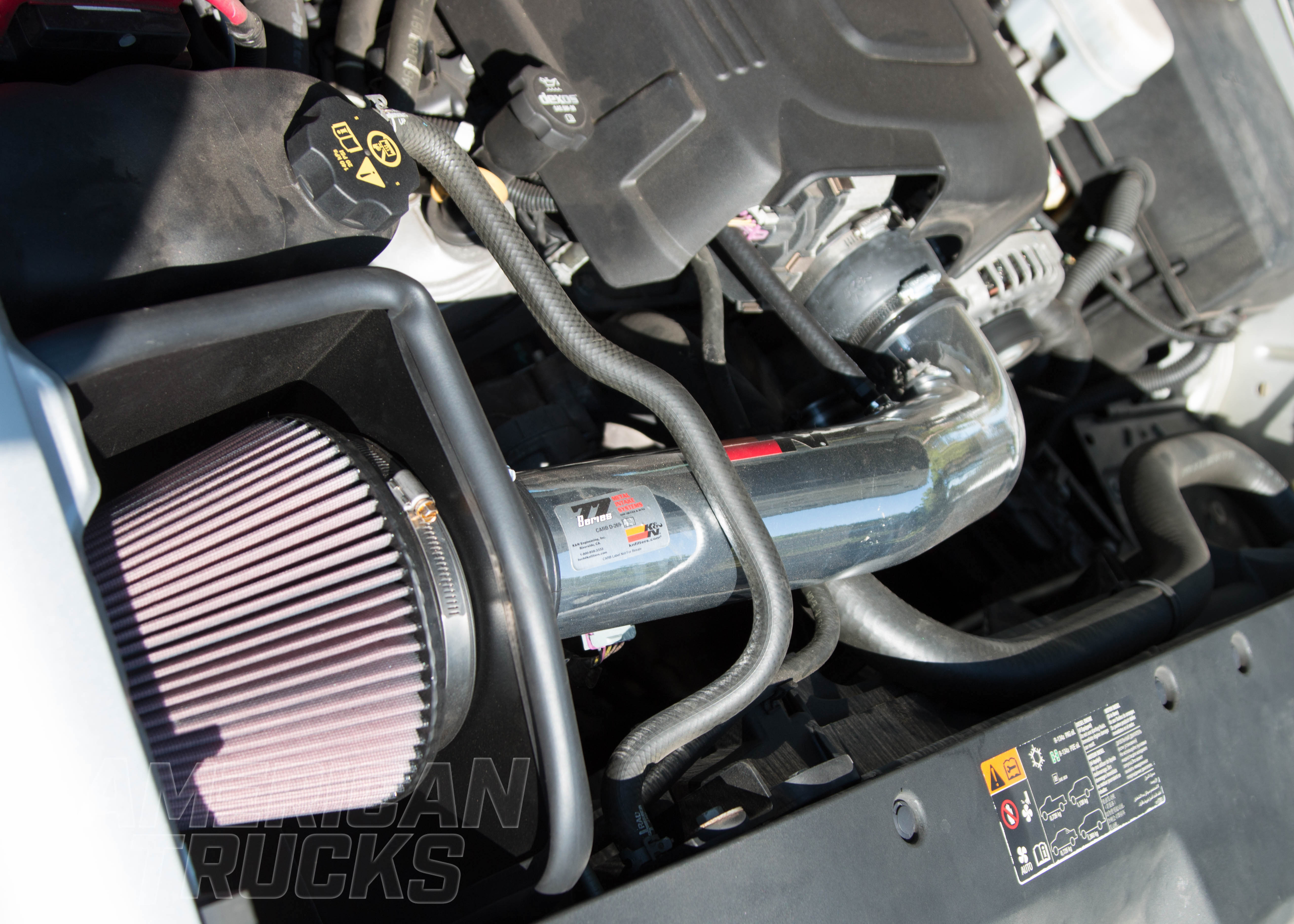 Sierra 07 13 Gen Cold Air Intake Installed