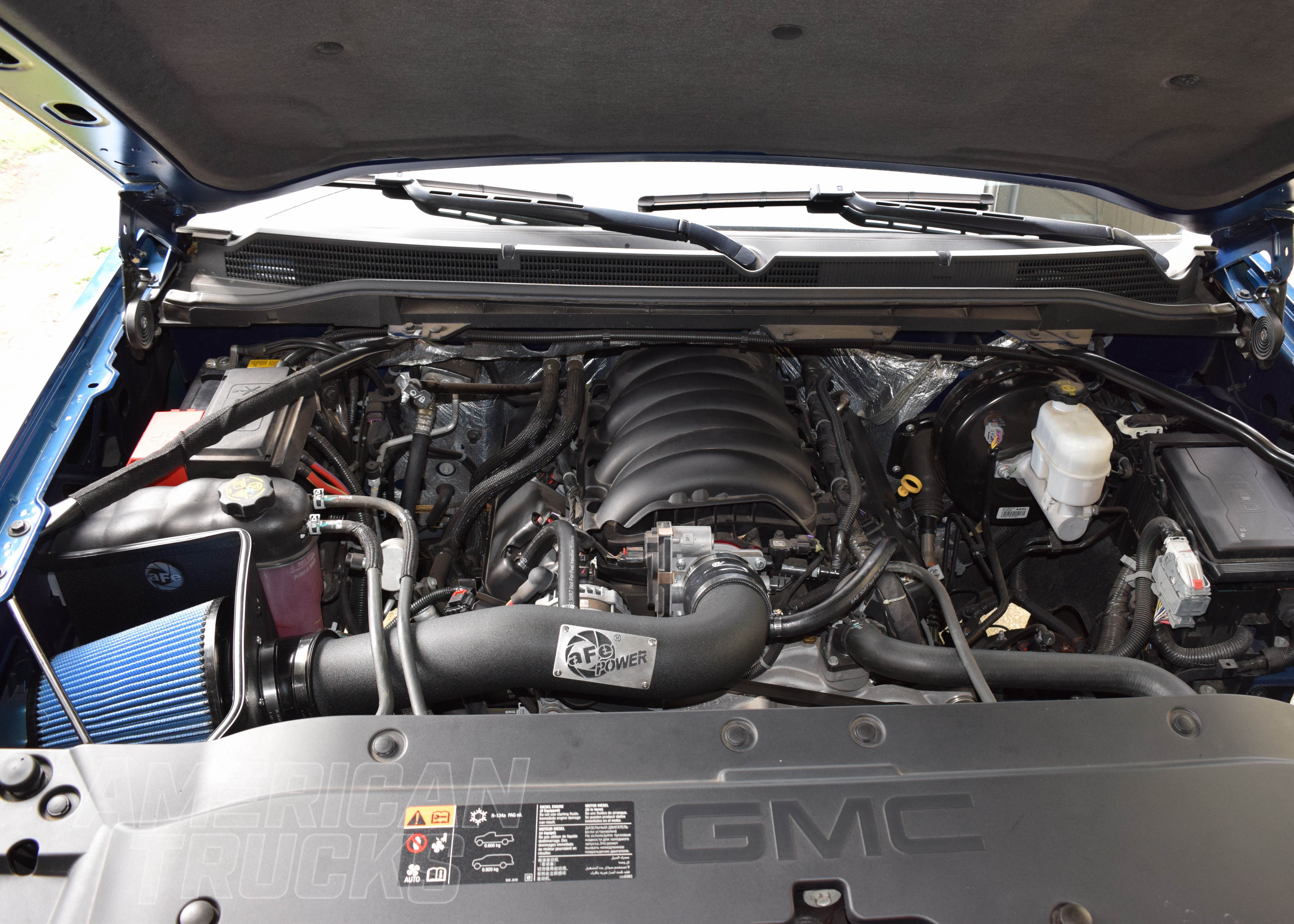 Sierra 14 Present Enginebay With Aftermarket Cold Air Intake