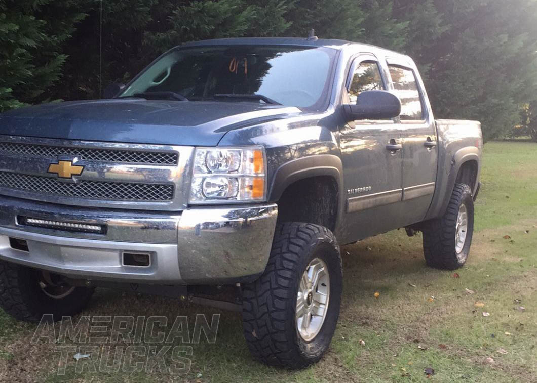 Silverado 7 inch Front 5 inch Rear Lift Kit with Shocks