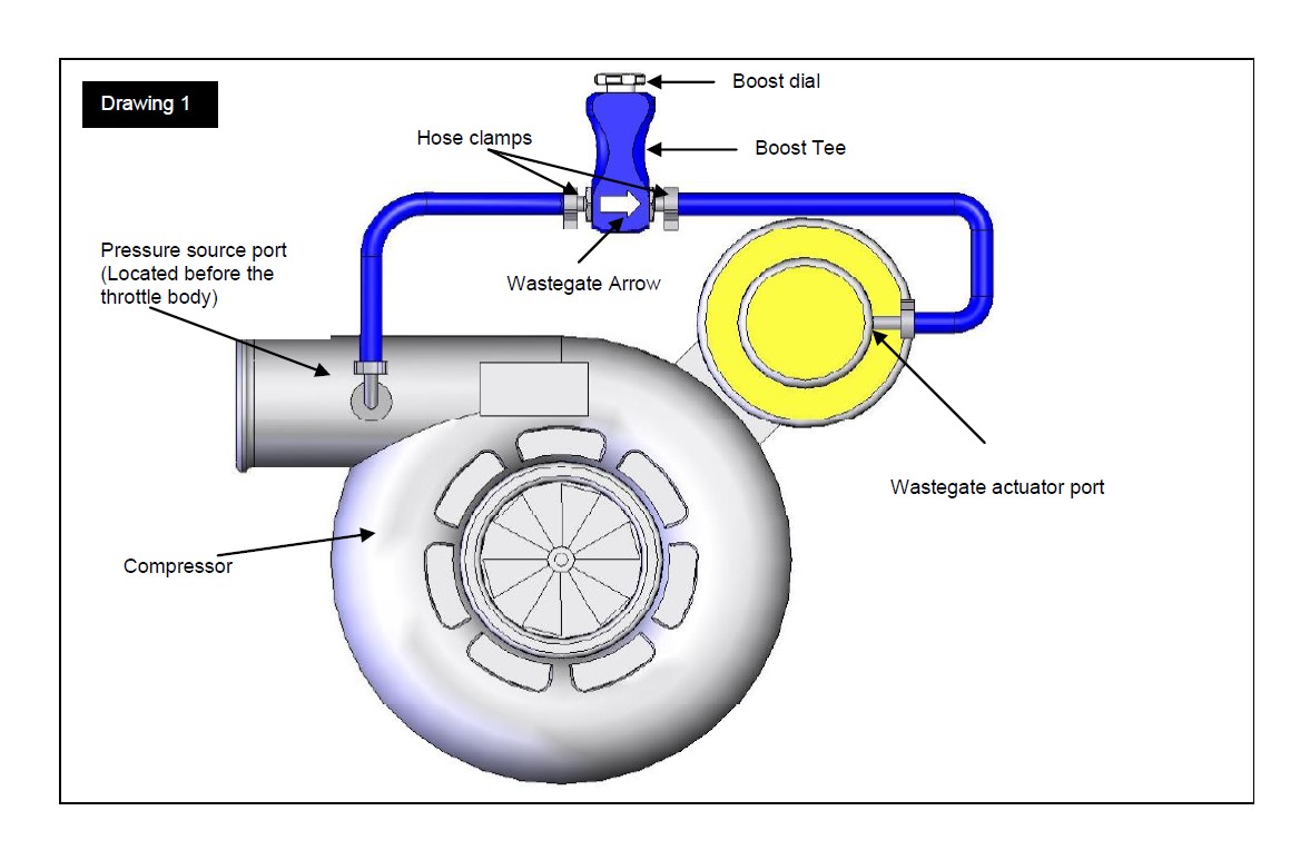 thumbnail image 2 of Turbosmart Boost Control Kit: 52mm 7-Color Gauge, Black Tee, Mount & Hardware 2 of 2