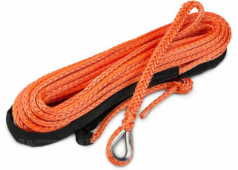 Silverado 12000lb Synthetic Winch Rope Orange